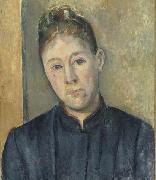Paul Cezanne Portrait of Madame Cezanne. Sweden oil painting artist